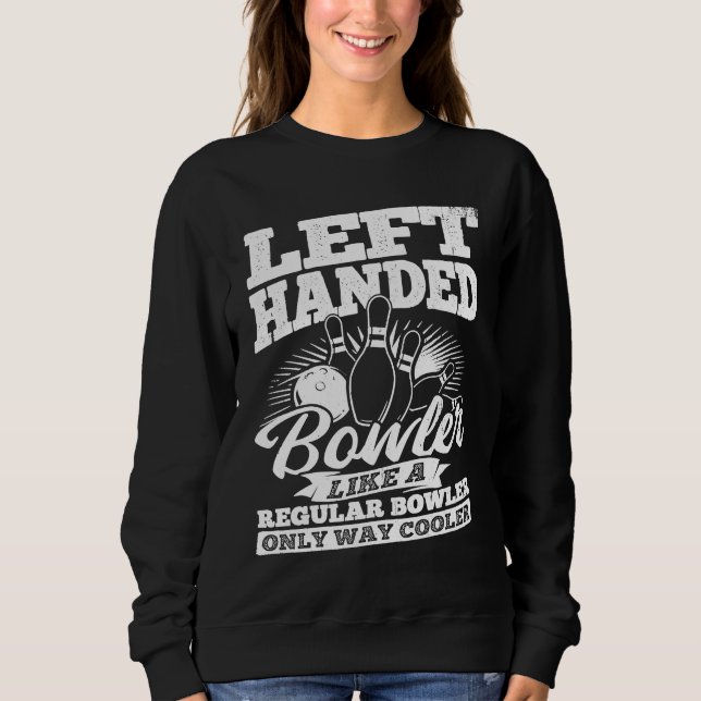 Sudadera Bowling Ball Pin Bowler Strike Team Bowling Alley  (Anverso)