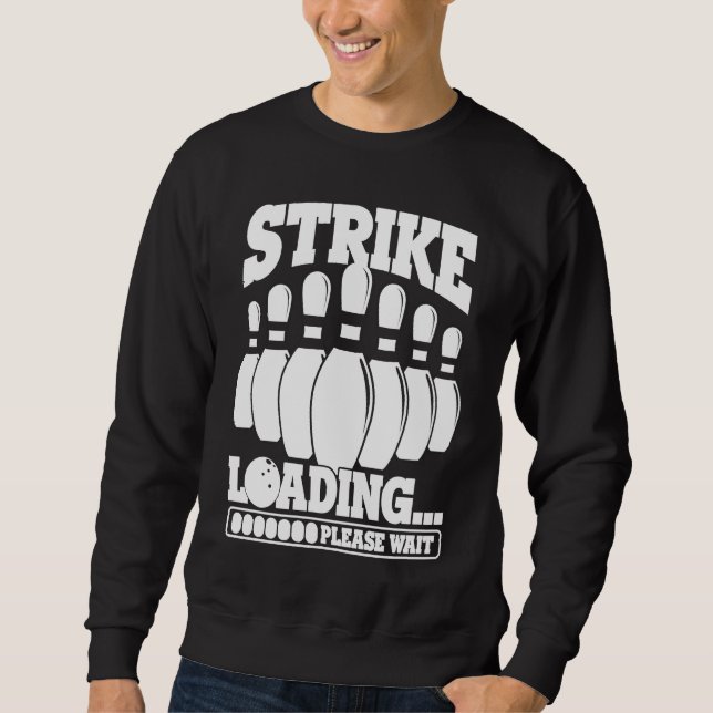 Sudadera Bowling Ball Pin Bowler Strike Team Bowling Alley  (Anverso)