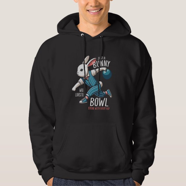 Sudadera Bowling Bunny Rabbit Bowler (Anverso)