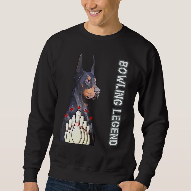 Sudadera Bowling Dog Legend Art (Anverso)