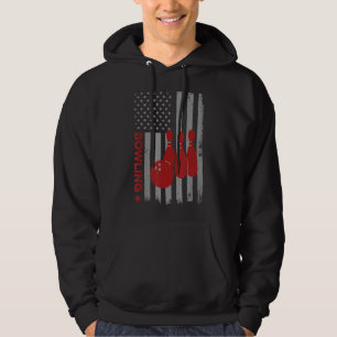 Sudadera Bowling Eeuu Bandera Americana Bowler Hombres Muje