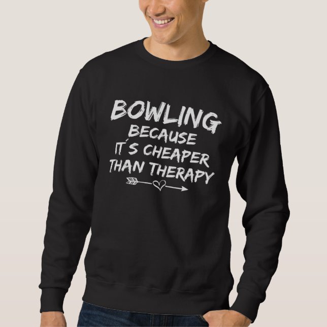 Sudadera Bowling Evening Bowling Club Outfit Bowling Player (Anverso)