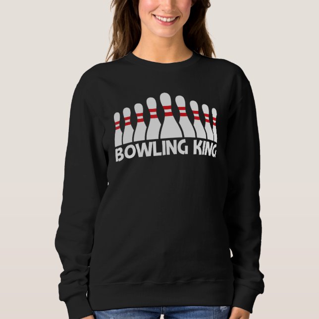 Sudadera Bowling For Men Dad Boys Spare Ball Game League (Anverso)