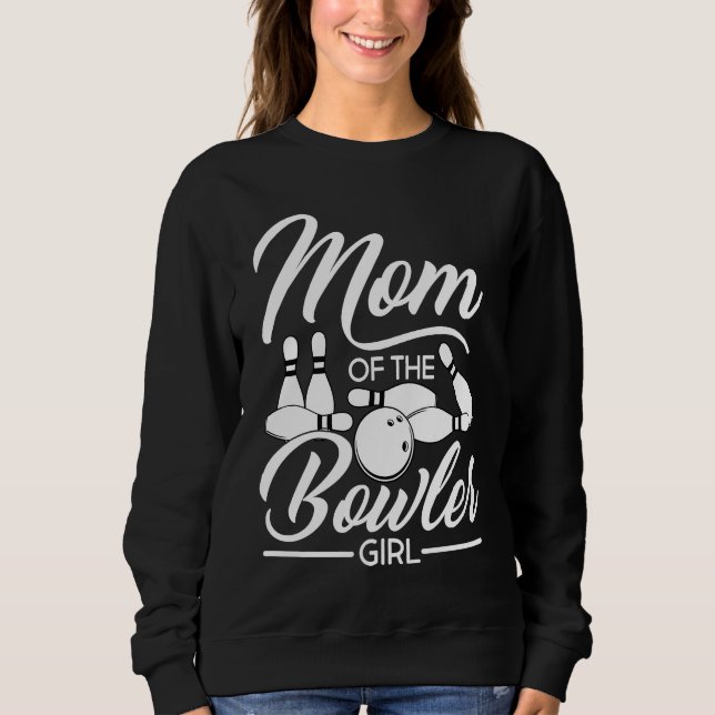 Sudadera Bowling Mom Pin Bowler Strike Bowling Team Bowling (Anverso)