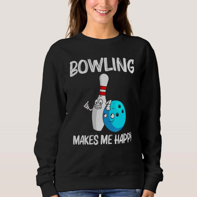 Sudadera Bowling para hombres Bowling para equipo de repues (Anverso)