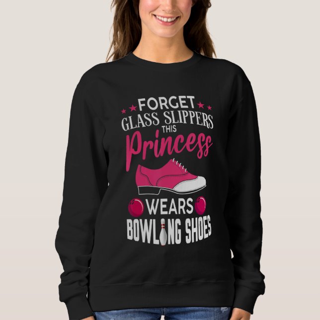Sudadera Bowling Para Mujeres Chicas Bowling Shoes Bowler (Anverso)