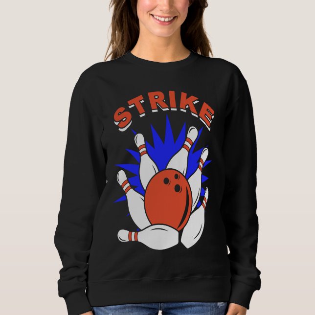 Sudadera bowling player bowler bowling game bowling (Anverso)