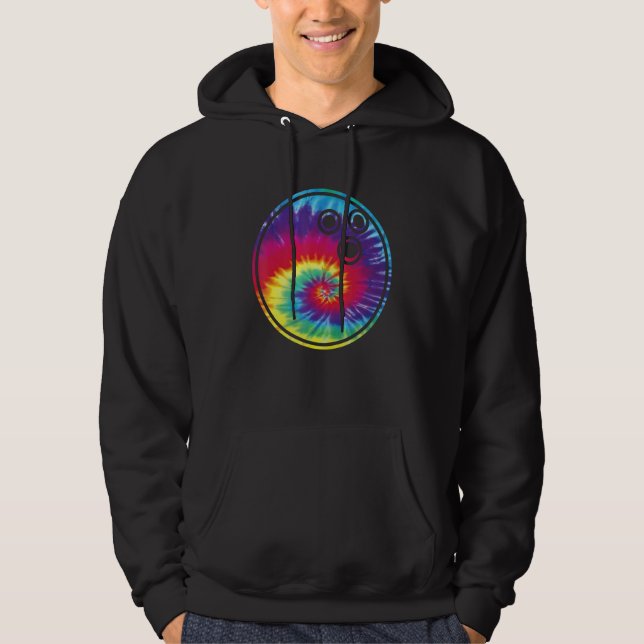 Sudadera Bowling Tie Dye Rainbow Kids Boys Teenage Men Girl (Anverso)