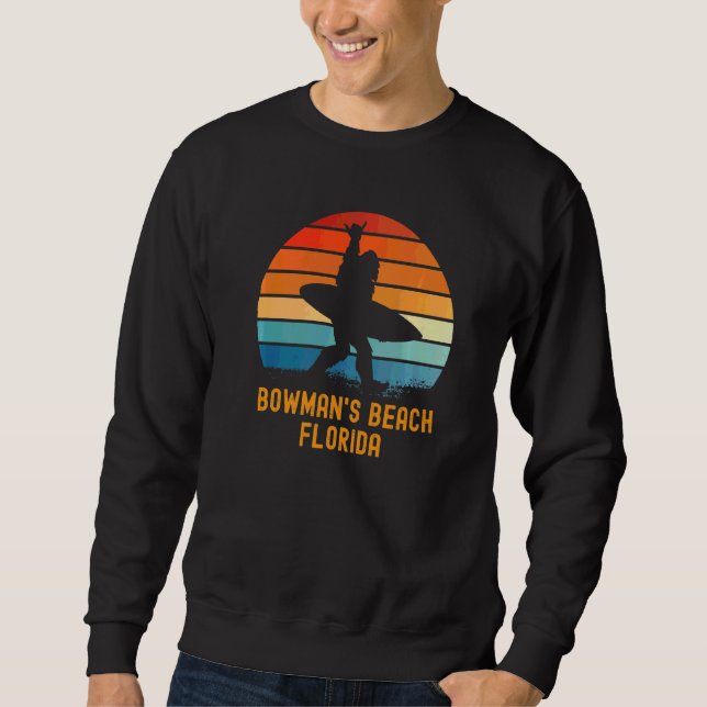 Sudadera Bowman's Beach Florida Sasquatch Souvenir (Anverso)