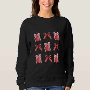 Sudadera Bows rosados Cute Coquette fresa y2k Chica limpio