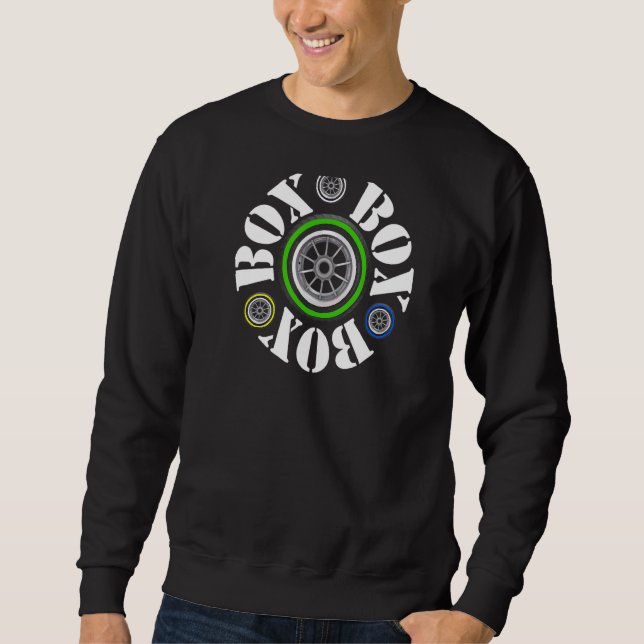 Sudadera Box Box Box Box Pit Stop Call Driver (Anverso)
