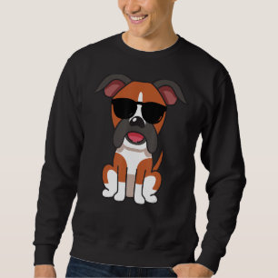 Sudadera Boxeador con gafas de sol Gracioso Boxer Dueño De