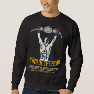 Sudadera Boxeador De Boxeo De Hombres Motif Rey Del Anillo