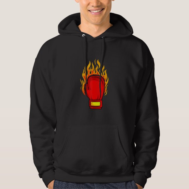 Sudadera Boxeador de boxeo entrenador de boxeo de combate d (Anverso)