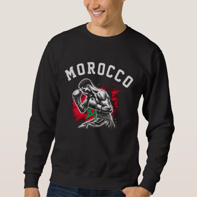 Sudadera Boxeador de Marruecos (Anverso)