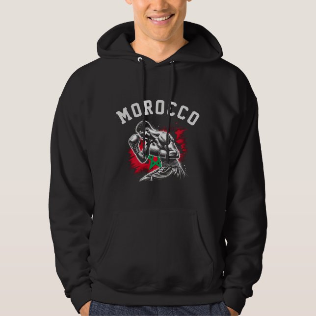 Sudadera Boxeador de Marruecos (Anverso)