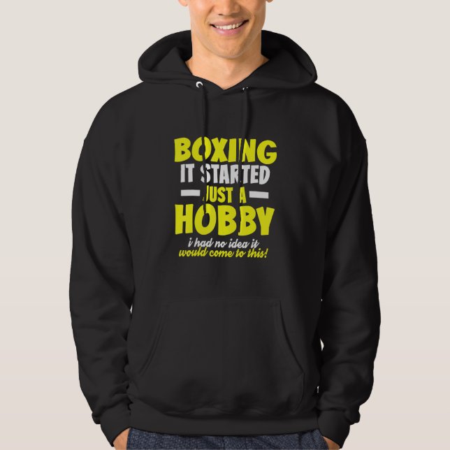 Sudadera Boxeador inofensivo de boxeo papá (Anverso)