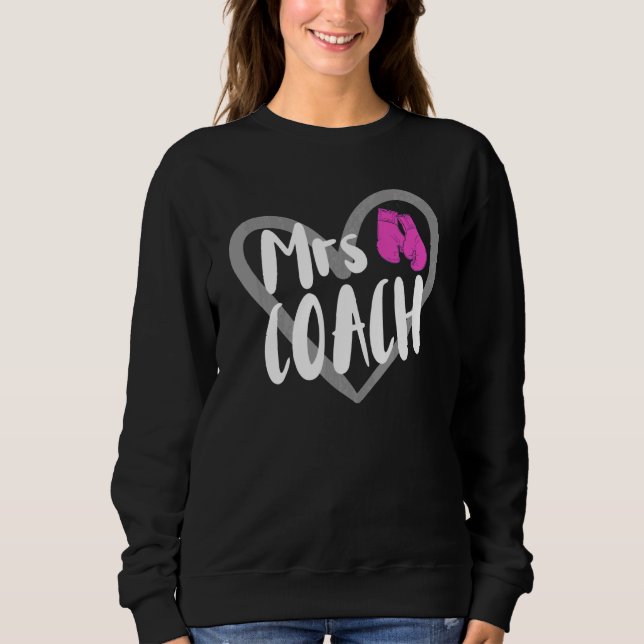 Sudadera Boxeando a la esposa del entrenador (Anverso)