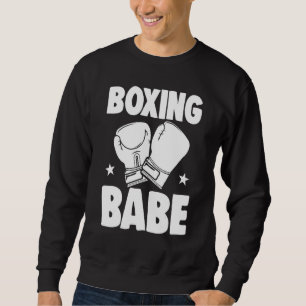 Sudadera Boxeando Todo el Día Bae  Boxeo de Mujeres Deporte