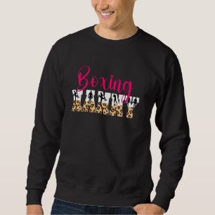 Sudadera Boxear a la nana Leopard Boxing Abuela