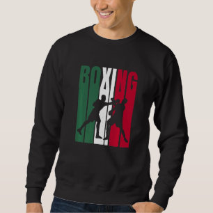 Sudadera Boxeo con bandera mexicana
