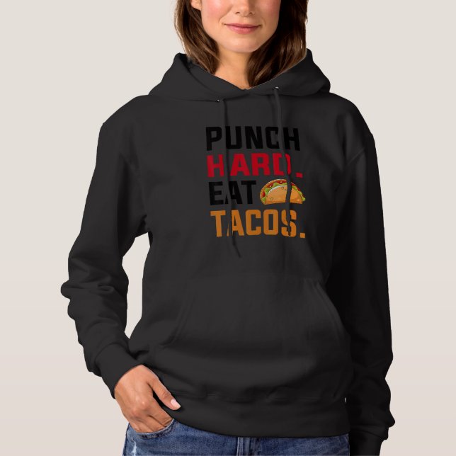 Sudadera Boxeo de tacos duros (Anverso)