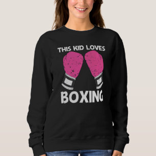 Sudadera Boxeo Para Niños Boxeadores Parring Match