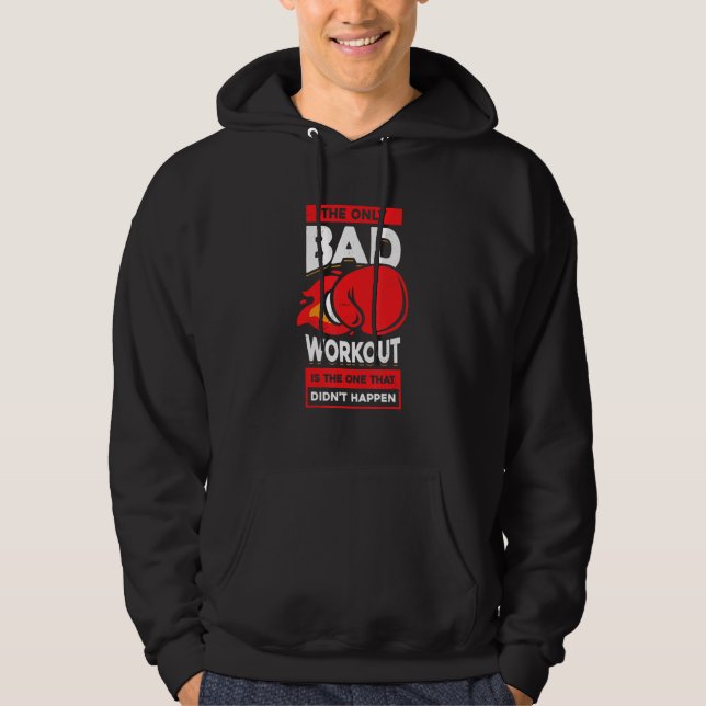 Sudadera Boxeo para un Kickboxer (Anverso)