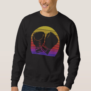 Sudadera Boxeo Retro Todo el Día Bae  Mujeres Boxeo Deporte