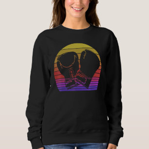 Sudadera Boxeo Retro Todo el Día Bae  Mujeres Boxeo Deporte