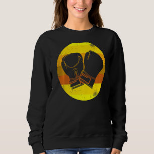 Sudadera Boxeo Retro Todo el Día Bae  Mujeres Boxeo Deporte