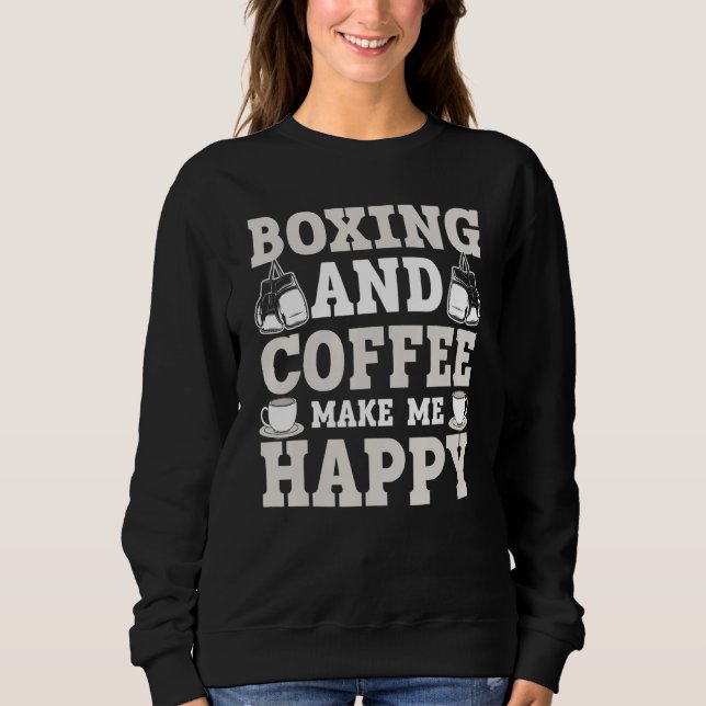 Sudadera Boxeo Y Café Profesional Boxer Sport Knockou (Anverso)