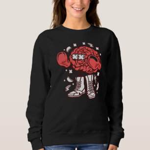 Sudadera Boxer Brain Fighter Boxing con guantes y zapatos