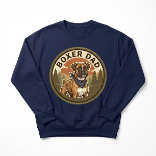 Sudadera Boxer Dad Crewneck Regalo para Papá de Perro Box