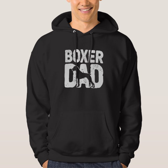 Sudadera Boxer Dad Dog Boxer Padre Perro Dueño (Anverso)