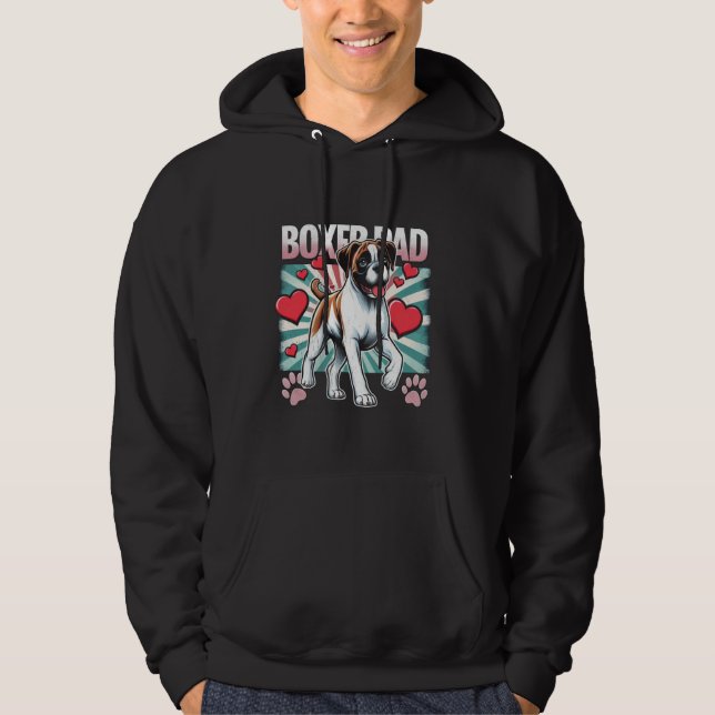 Sudadera Boxer Dad for Boxer Dog Pet Lovers (Anverso)