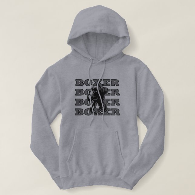 Sudadera Boxer Dog Delight (Diseño del anverso)