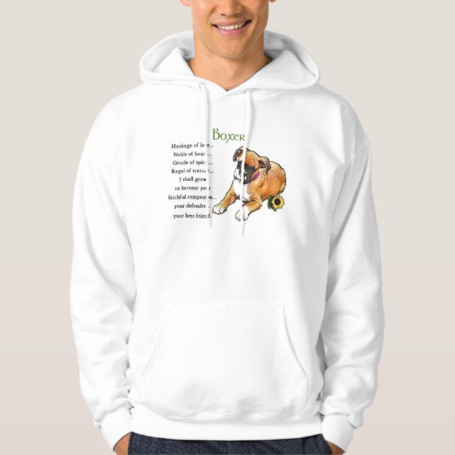 Sudadera Boxer Dog Gifts Sweatshirt Hoodie (Anverso)