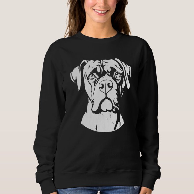 Sudadera Boxer Dog Pet  Breed Boxer Dog (Anverso)