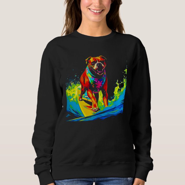 Sudadera Boxer Dog Pop Surf (Anverso)
