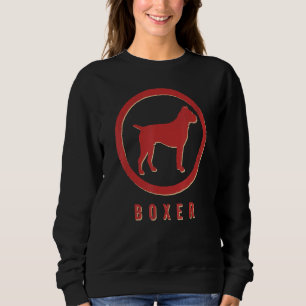Sudadera Boxer Dog Retro Vintage