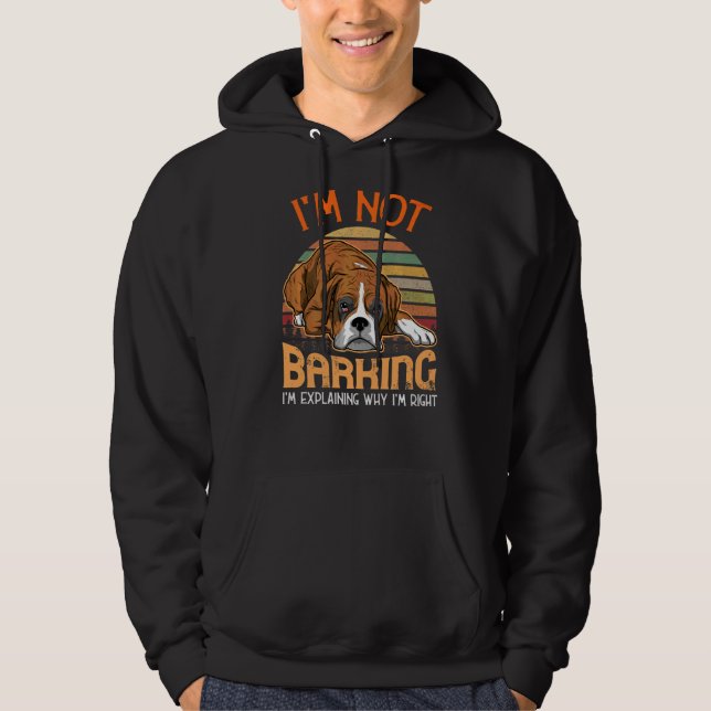 Sudadera Boxer Dog Vintage alemán 3 (Anverso)