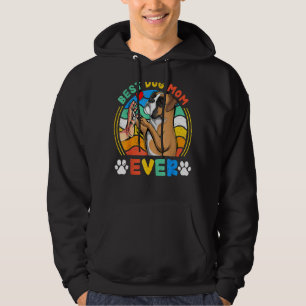 Sudadera Boxer femenino mejor perro mamá jamás perro retro