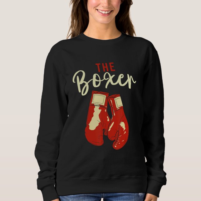 Sudadera Boxer Guantes de boxeo de combate de artes marcial (Anverso)