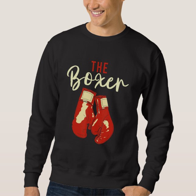 Sudadera Boxer Guantes de boxeo de combate de artes marcial (Anverso)