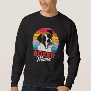 Sudadera Boxer Mama Cute Boxer Dog Mom Chicas