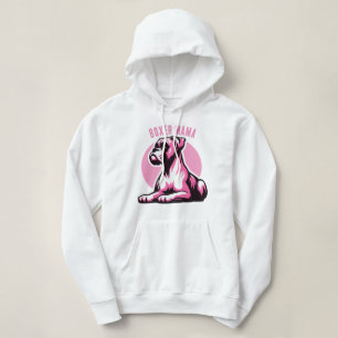 Sudadera Boxer Mama: Cute Boxer Perro Silhouette