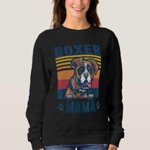 Sudadera Boxer Mama Mother Retro Dog Mom 3
