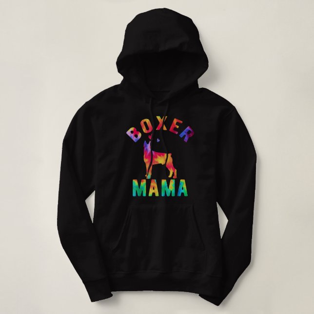 Sudadera Boxer Mom Boxer Mama Boxer Dog Lover (Diseño del anverso)