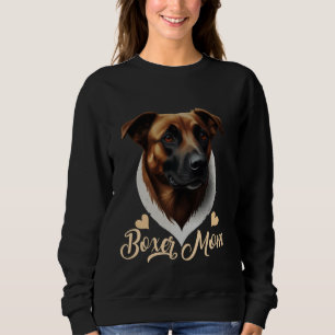 Sudadera Boxer Mom Dog Día de la Madre Perro Ama Regalos Pa